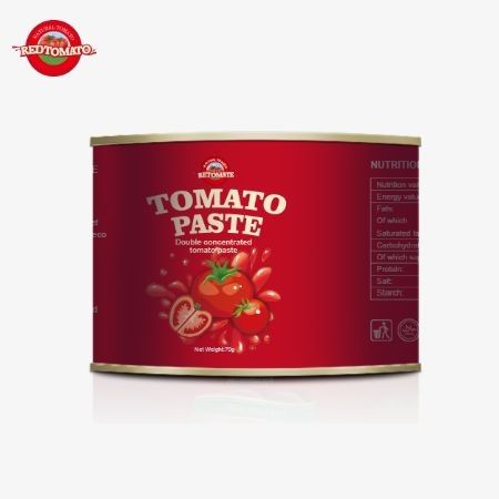 70g κονσέρτο με πάστα ντομάτας με εύκολα ανοιχτό καπάκι σχεδιασμένο για προχωρημένους χρήστες