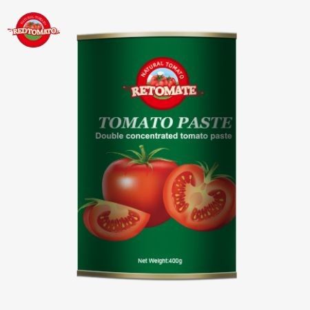 400g πάστα ντομάτας συμμορφώνεται με τα πρότυπα παραγωγής που καθορίζονται από τις κατευθυντήριες γραμμές ISO HACCP BRC και FDA