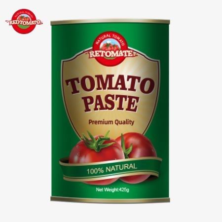 425g κονσέρβες με ζύμη ντομάτας συμμορφώνονται με τα παγκόσμια πρότυπα που καθορίζονται από τους κανονισμούς ISO HACCP BRC και FDA