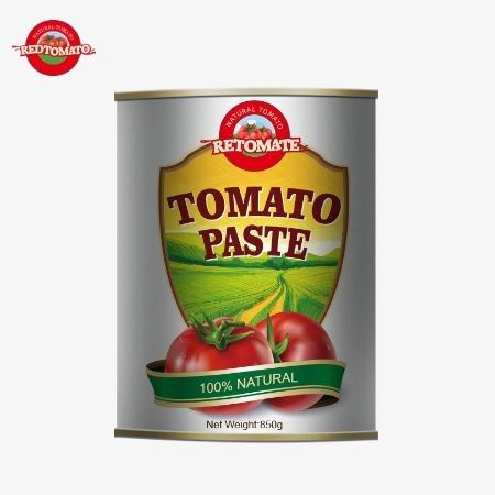 850g Tomato Paste Concentrate Canned High Quality Fresh Tin Tomato Paste Plant Manufacturer In Canned Tomato Paste Ο κατασκευαστής της ζύμης για το ντομάτο είναι ο κατασκευαστής της ζύμης για το ντομάτο.