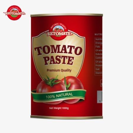 Τριτογενής 1000g κονσερβοποιημένη ζύμη ντομάτας σε προτιμησιακές τιμές προσφέροντας εξατομικευμένες υπηρεσίες OEM