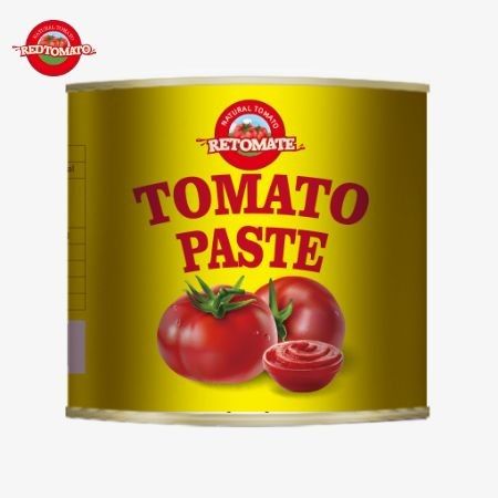 4500g κονσερβοποιημένη ζύμη ντομάτας πληροί τα πρότυπα ISO HACCP και BRC καθώς και τα πρότυπα παραγωγής του FDA
