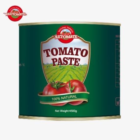 4500g κονσερβοποιημένη ζύμη ντομάτας πληροί τα πρότυπα ISO HACCP καθώς και τηρεί τους κανονισμούς παραγωγής του FDA