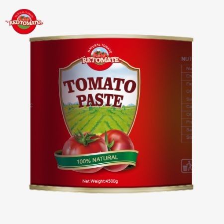 2024 Υψηλής ποιότητας πάστα ντομάτας με 4,5 kg χύδην συσκευασία 28-30 τύπου συσκευασίας Brix