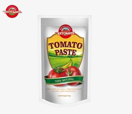 Το 50g Stand-up Sachet Of Tomato Paste συμμορφώνεται με τα πρότυπα ISO HACCP και BRC που εξασφαλίζουν τη συμμόρφωση των τιμών εργοστασίου