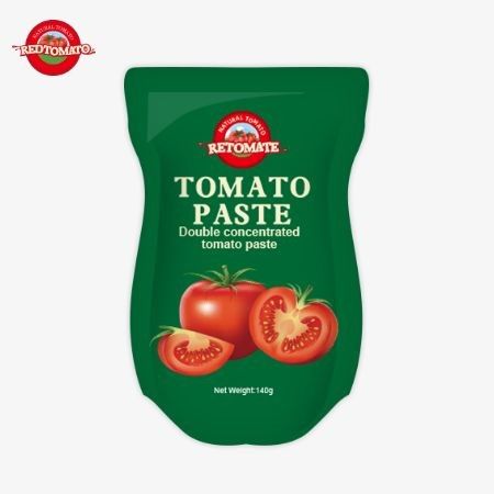 140g Stand-up Sachet of Sweet and Sour Tomato Paste, διαθέσιμη σε καθαρότητα 30% έως 100%