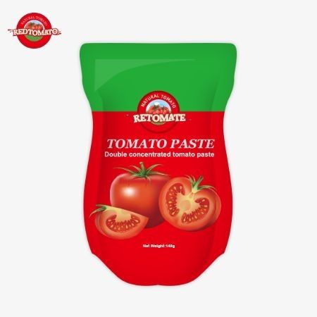 140g Stand-up Sachet of Sweet and Sour Tomato Paste, διαθέσιμο σε καθαρότητα 22% έως 30%