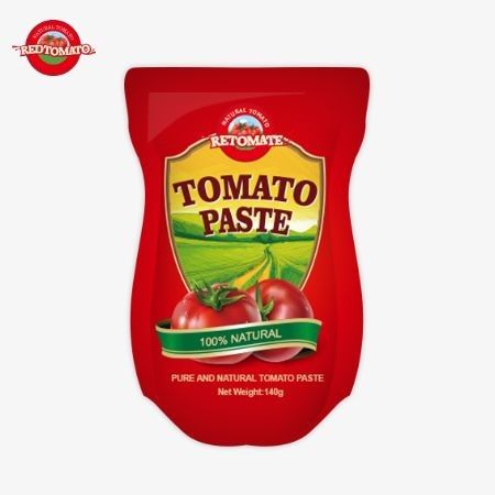 140g Stand-up Sachet of Sweet and Sour Tomato Paste, διαθέσιμο σε επίπεδα καθαρότητας 22% έως 30%