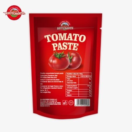 Το 500g Stand-Up Sachet Of Tomato Paste προσφέρει βολική συσκευασία και υπέροχη γεύση