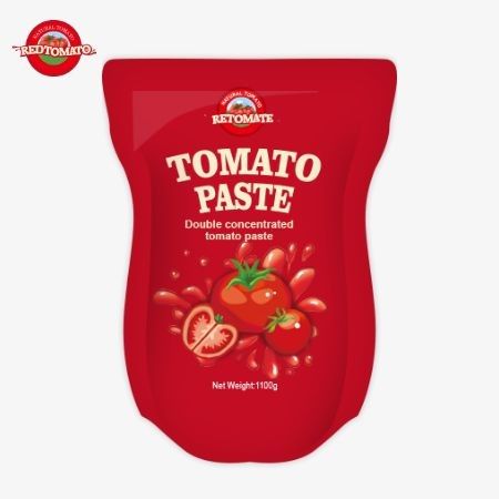 Το 1100g Stand-Up Sachet Of Tomato Paste συμμορφώνεται με τα πρότυπα ISO HACCP και BRC για τις τιμές εργοστασίου