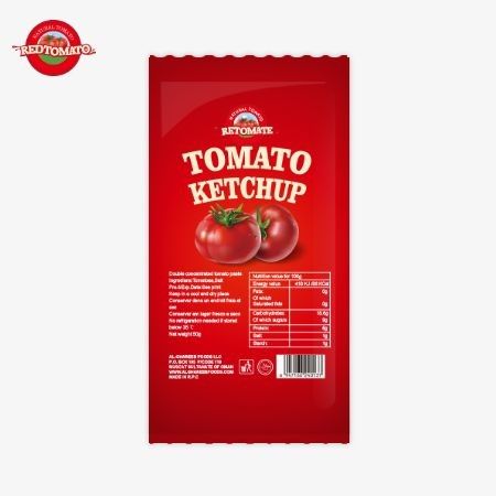 OEM 30g Tomato Ketchup Sachet με καθαρή φυσική γεύση ISO HACCP BRC και συμμόρφωση FDA