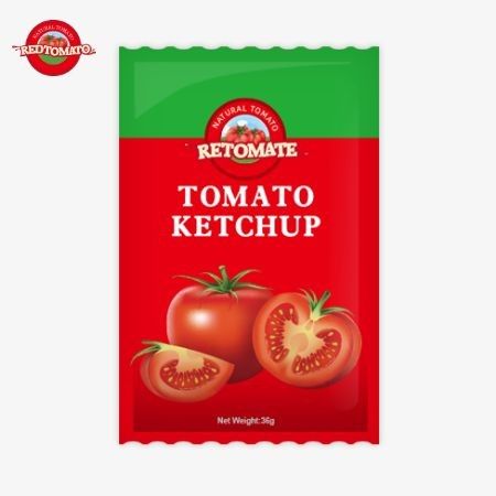 36g OEM Tomato Ketchup Sachet με καθαρή φυσική γεύση, που πληροί τα πρότυπα ISO HACCP και FDA