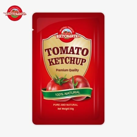 OEM 50g Μικρή σακούλα από τομάτα πάστα με εργοστασιακή τιμή Κίνα εργοστάσιο άμεσες πωλήσεις