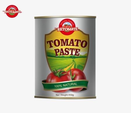 850g κονσερβοποιημένη ζύμη ντομάτας για βελτιωμένο γευστικό προφίλ σε σούπες και στιφάδα