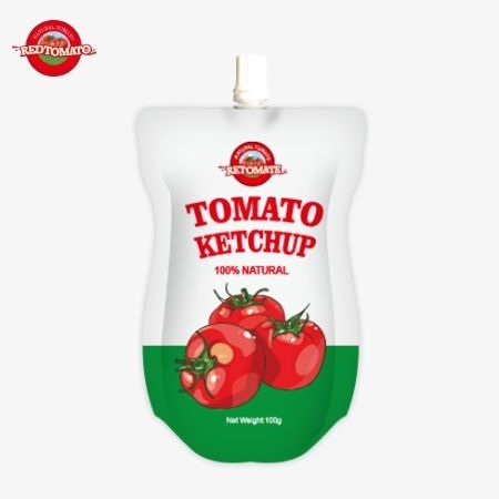 OEM China Factory Price 100g γλυκό και ξινό φυσικό κέτσαπ σακούλα, HACCP πρότυπα FDA