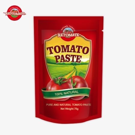 Redtomato Brand 70g Premium Double Concentrated Tomato Paste Bag - Πλούσια γεύση Εύκολο σχεδιασμό