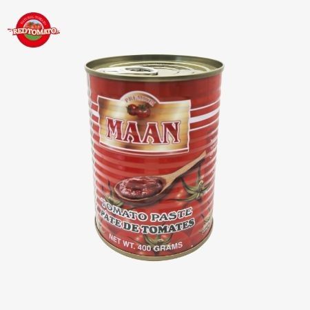 MAAN 400g διπλή συμπυκνωμένη κονσερβοποιημένη ζύμη ντομάτας Brix22-24% Προσαρμόσιμη μάρκα Διαθέσιμη