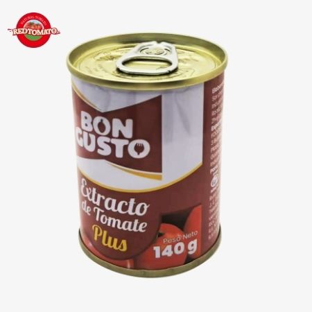 BONCUSTO μάρκα 140g κονσερβοποιημένη ζύμη ντομάτας Brix22-24% παρέχει μάρκα και σχεδιασμό συσκευασίας