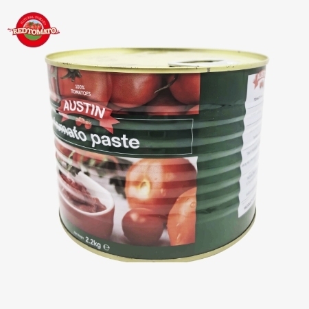 ΑΥΣΤΙΝ 2200g Κονσέρβα Πελτέ Ντομάτας Με Brix 28–30% Διαθέσιμο Ως Μάρκα Μας Και Με Πλήρη Υπηρεσία Σχεδιασμού Επωνυμίας Και Συσκευασίας