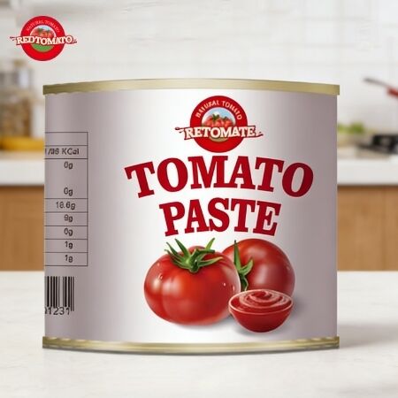 210g Concentrato di pomodoro in scatola - Soddisfa gli standard di produzione globali ISO HACCP BRC FDA