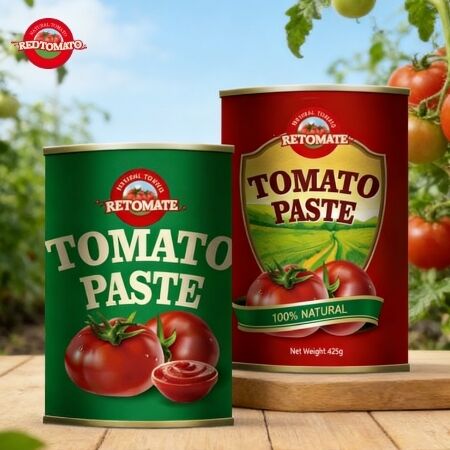 Εξαγωγή Εργοστασίου 425g Πελτές Ντομάτας σε Κονσέρβα - Συμμορφώνεται με τα Παγκόσμια Πρότυπα ISO HACCP FDA