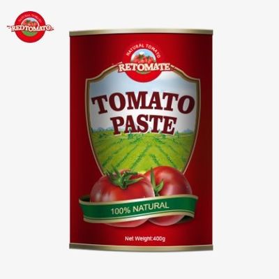 400g ντομάτα πάστα κουτάκι Διεθνή πρότυπα, συμπεριλαμβανομένων εκείνων του ISO HACCP BRC και FDA