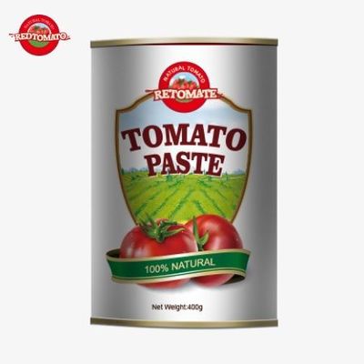 Πιστοποιημένη συμμόρφωση με τα πρότυπα ISO HACCP BRC και FDA 400g τομάτας πάστα μας