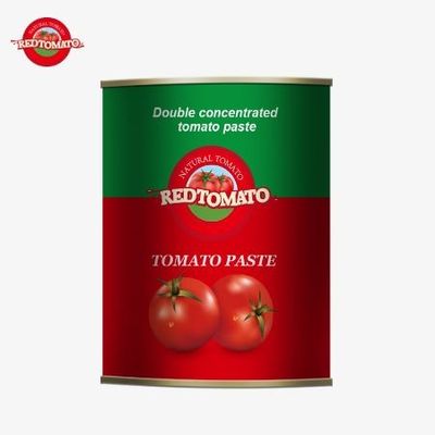 Κατασκευαστής Εργοστάσιο 850g κονσερβοποιημένη ντομάτα πάστα κονσερβοποιημένη κονσερβοποιημένη για συσκευασία τροφίμων