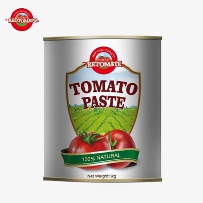 Κονσερβοποιημένη ζύμη ντομάτας 3kg σε 28-30% Brix με την καλύτερη τιμή στο εργοστάσιο