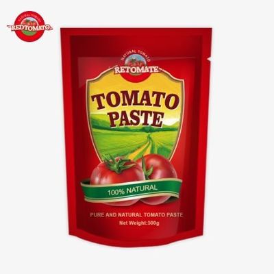 Το 500g Stand-up Sachet of Tomato Paste παρέχει βολική συσκευασία και υπέροχη γεύση