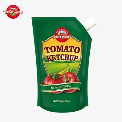100 γραμμάρια φυσικό σάκετ κέτσαπ OEM Κίνα Factory Price HACCP FDA Standards