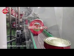 Πελτές τομάτας Retomate ιδιωτικής ετικέτας 4500g με Brix 28-30% σε παραγωγή